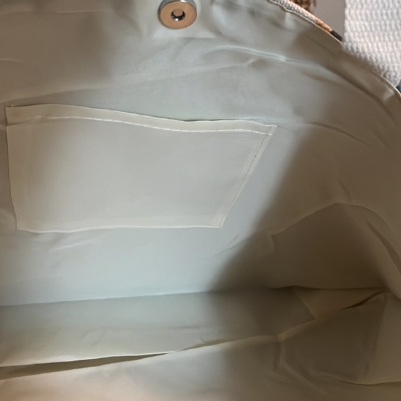 Aztec Print Green Blue Teal Summer Tote Bag - Picture 7 of 8